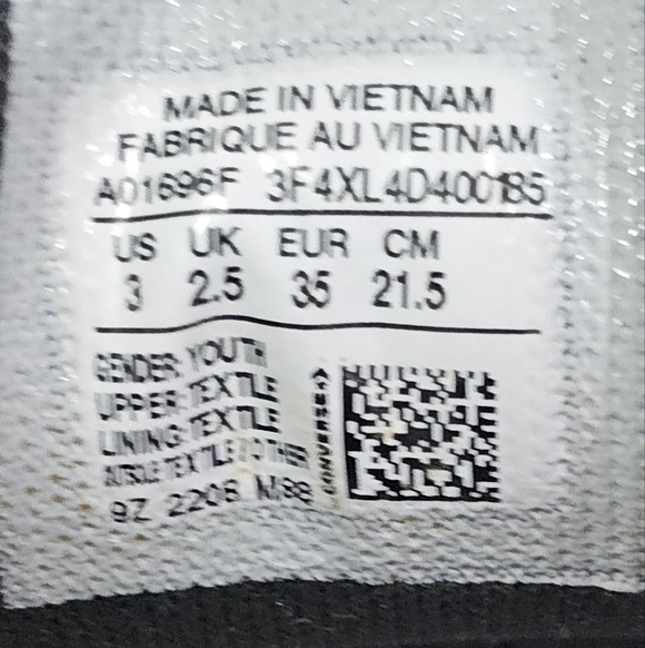 Converse Chuck Taylor All Star High Street Low Top Sneakers Size 3 Black White - Picture 9 of 9